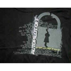 AUTOPILOT OFF - "No Sound" T-Shirt ~NEVER WORN~ MEDIUM